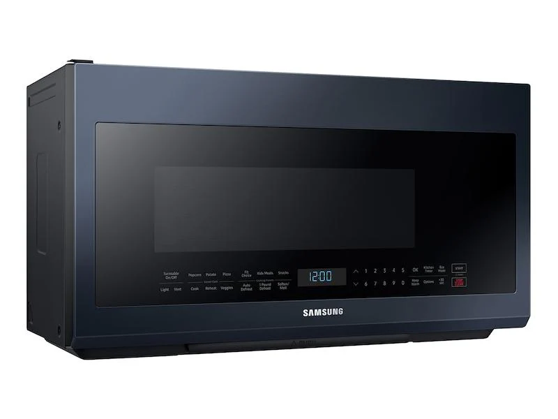 Samsung ME21A706BQN Bespoke Over-the-Range Microwave 2.1 cu. ft. with Sensor Cooking in Fingerprint Resistant Navy Steel - Image 10