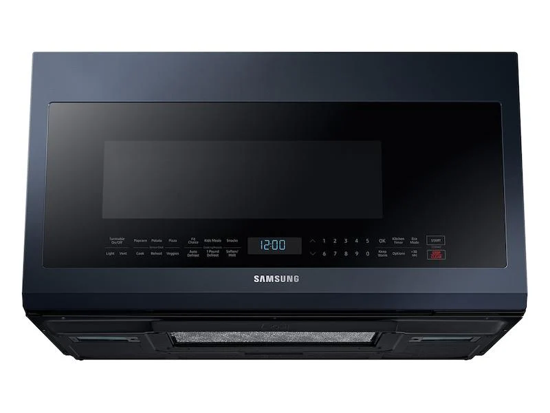 Samsung ME21A706BQN Bespoke Over-the-Range Microwave 2.1 cu. ft. with Sensor Cooking in Fingerprint Resistant Navy Steel - Image 11