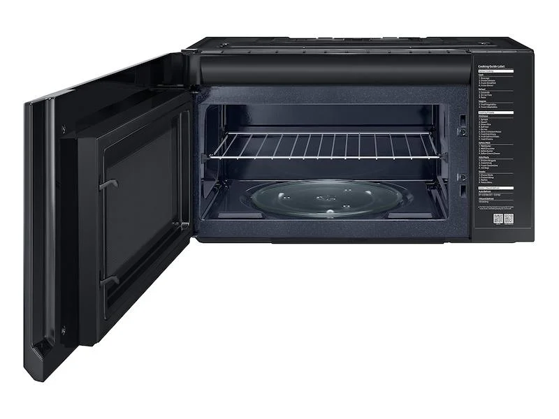 Samsung ME21A706BQN Bespoke Over-the-Range Microwave 2.1 cu. ft. with Sensor Cooking in Fingerprint Resistant Navy Steel - Image 6