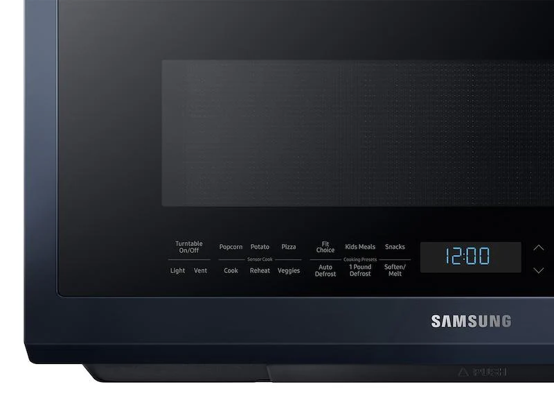 Samsung ME21A706BQN Bespoke Over-the-Range Microwave 2.1 cu. ft. with Sensor Cooking in Fingerprint Resistant Navy Steel - Image 9