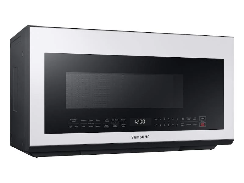 Samsung Bespoke Over-the-Range Microwave 2.1 cu. ft. with Sensor Cooking in White Glass - Image 9