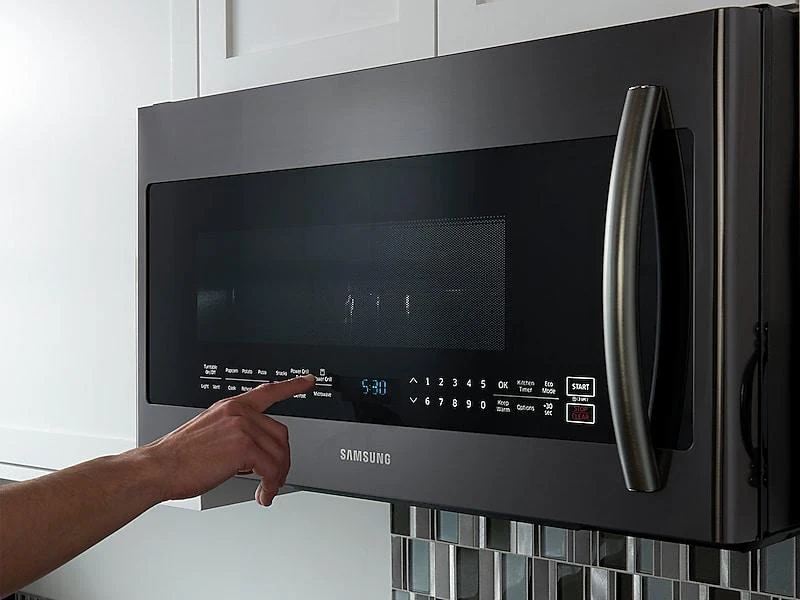 2.1 cu. ft. Over-the-Range Microwave with PowerGrill in Fingerprint Resistant Black Stainless Steel - Image 5