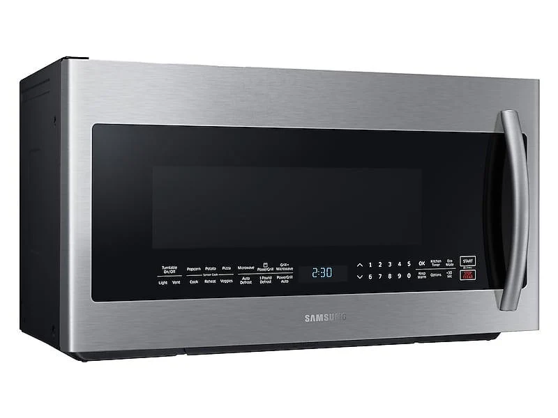 Samsung ME21K7010DS 2.1 cu. ft. Over The Range Microwave with PowerGrill and Ceramic Enamel Interior - Image 6