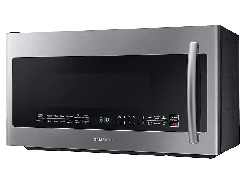 Samsung ME21K7010DS 2.1 cu. ft. Over The Range Microwave with PowerGrill and Ceramic Enamel Interior - Image 8