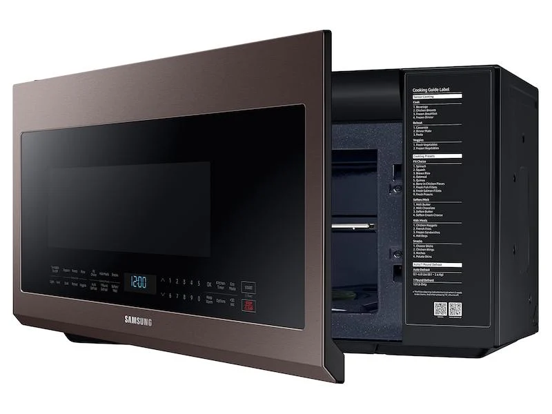 Bespoke Over-the-Range Microwave 2.1 cu. ft. with Sensor Cooking in Fingerprint Resistant Tuscan Stainless Steel - Image 8