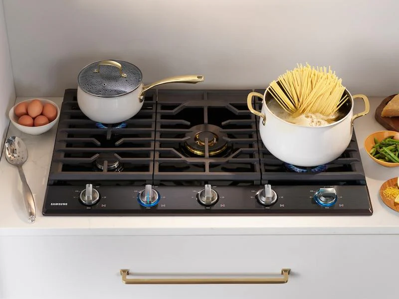 Samsung NA36N7755TG 36" Gas Cooktop with 22K BTU True Dual Power Burner (2018) - Image 5
