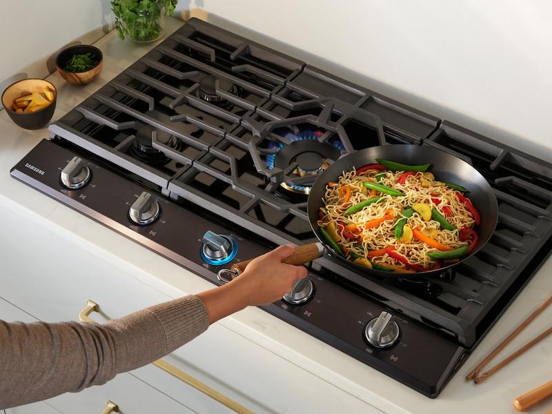 Samsung NA36N7755TG 36" Gas Cooktop with 22K BTU True Dual Power Burner (2018) - Image 6