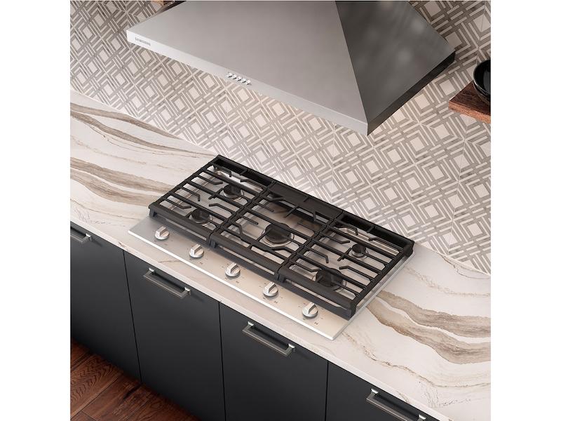 Samsung NA36R5310FG 36" Gas Cooktop in Black Stainless Steel - Image 2