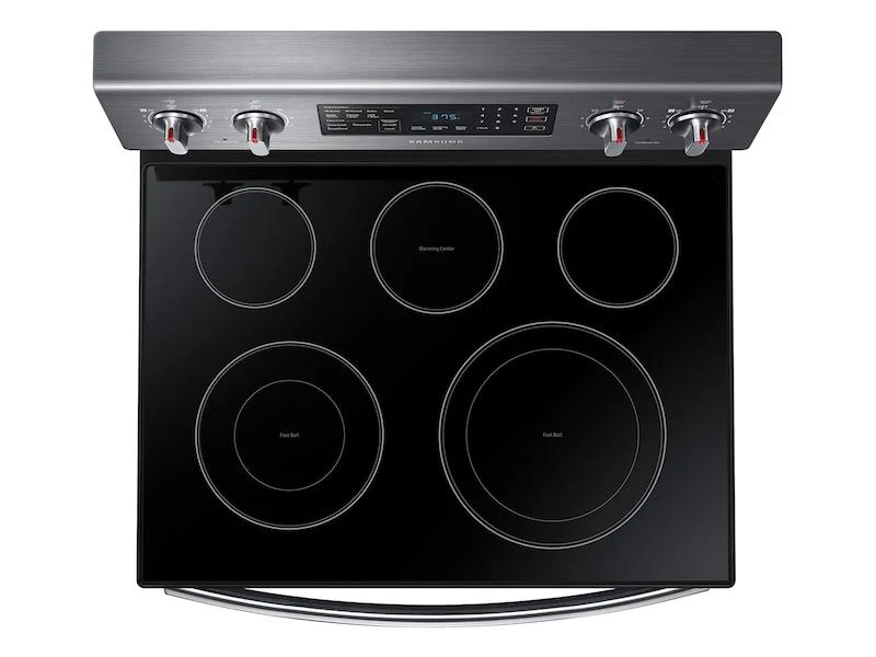 Samsung NE59M4320SG 5.9 cu. ft. Freestanding Electric Range with Convection in Black Stainless Steel - Image 5