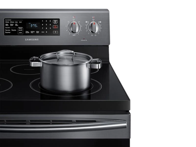 Samsung NE59M4320SG 5.9 cu. ft. Freestanding Electric Range with Convection in Black Stainless Steel - Image 7