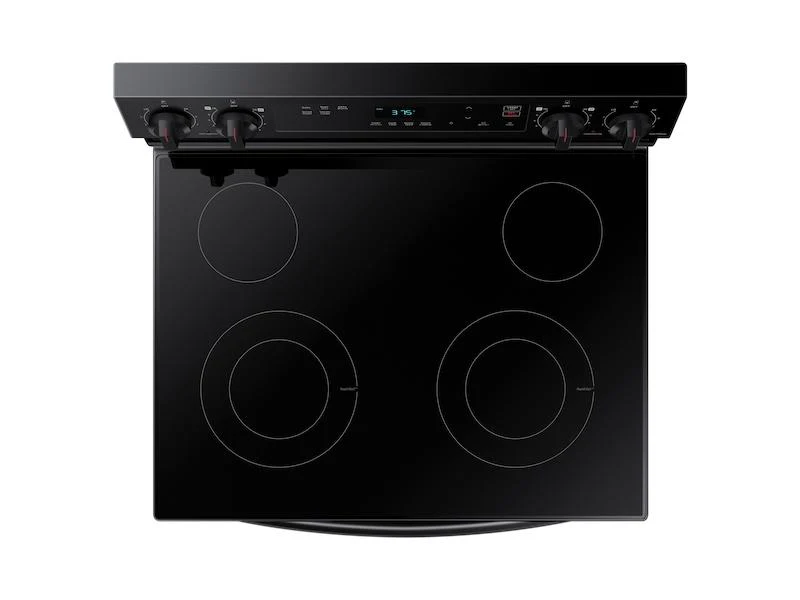 Samsung NE63A6111SB 6.3 cu. ft. Smart Freestanding Electric Range with Steam Clean in Black - Image 5