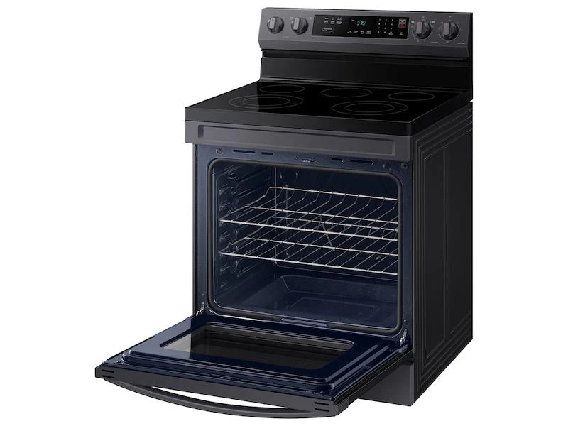Samsung NE63A6311SG 6.3 cu. ft. Smart Freestanding Electric Range with Rapid Boil™ & Self Clean in Black Stainless Steel - Image 9