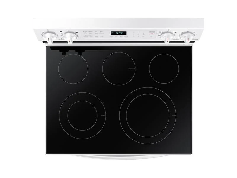 6.3 cu. ft. Smart Freestanding Electric Range with No-Preheat Air Fry & Convection in White - Image 5
