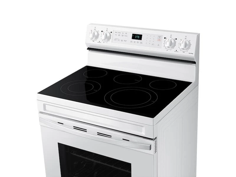 6.3 cu. ft. Smart Freestanding Electric Range with No-Preheat Air Fry & Convection in White - Image 7