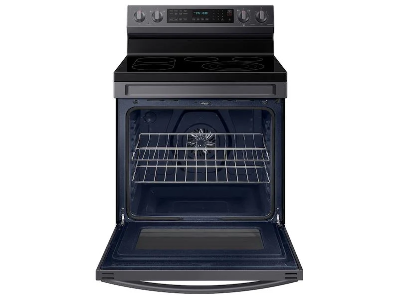 Samsung NE63A6711SG 6.3 cu. ft. Smart Freestanding Electric Range with No-Preheat Air Fry, Convection+ & Griddle in Black Stainless Steel - Image 10