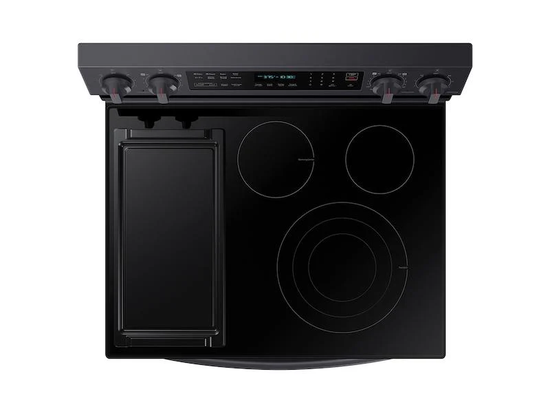 Samsung NE63A6711SG 6.3 cu. ft. Smart Freestanding Electric Range with No-Preheat Air Fry, Convection+ & Griddle in Black Stainless Steel - Image 5