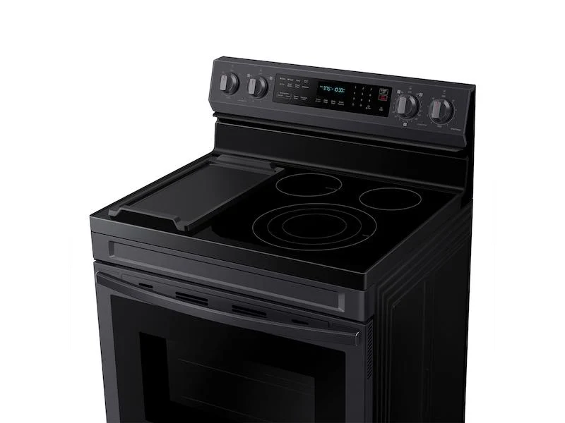 Samsung NE63A6711SG 6.3 cu. ft. Smart Freestanding Electric Range with No-Preheat Air Fry, Convection+ & Griddle in Black Stainless Steel - Image 8