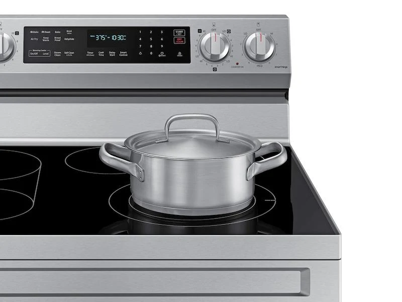 Samsung NE63A6711SS 6.3 cu. ft. Smart Freestanding Electric Range with No-Preheat Air Fry, Convection+ & Griddle in Stainless Steel - Image 4