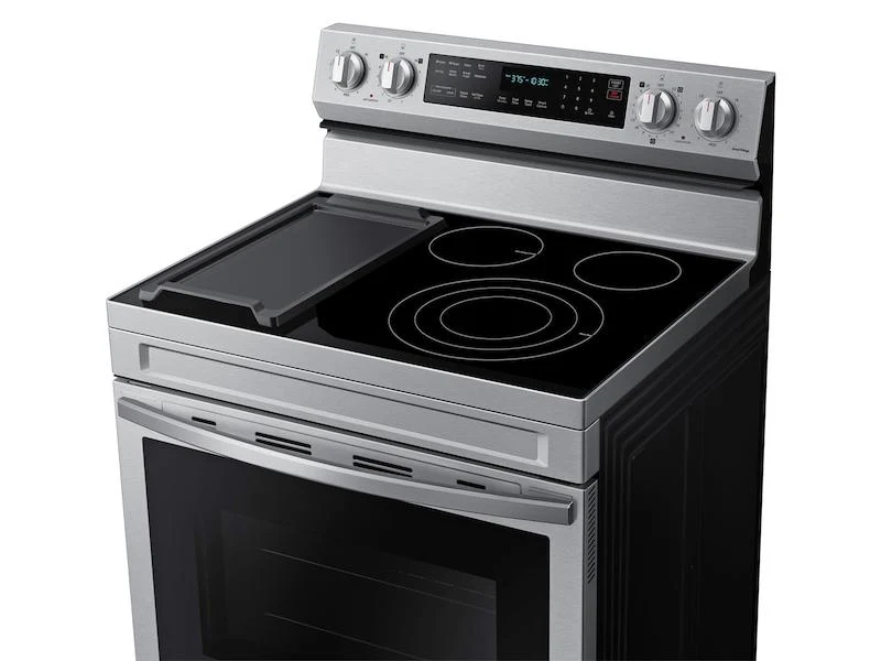 Samsung NE63A6711SS 6.3 cu. ft. Smart Freestanding Electric Range with No-Preheat Air Fry, Convection+ & Griddle in Stainless Steel - Image 8