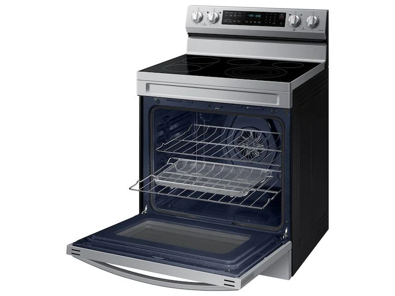 Samsung NE63A6711SS 6.3 cu. ft. Smart Freestanding Electric Range with No-Preheat Air Fry, Convection+ & Griddle in Stainless Steel - Image 9