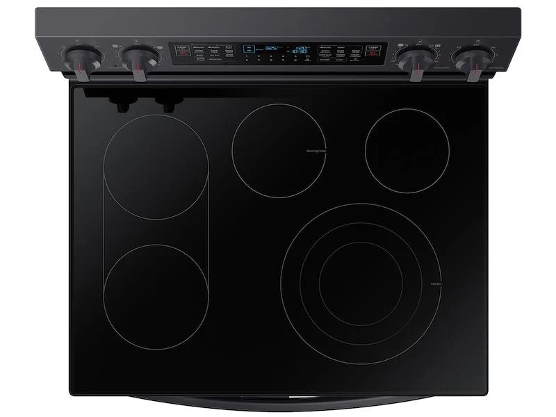 Samsung NE63A6751SG 6.3 cu. ft. Smart Freestanding Electric Range with Flex Duo™, No-Preheat Air Fry & Griddle in Black Stainless Steel - Image 4