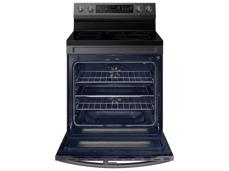 Samsung NE63A6751SG 6.3 cu. ft. Smart Freestanding Electric Range with Flex Duo™, No-Preheat Air Fry & Griddle in Black Stainless Steel - Image 9