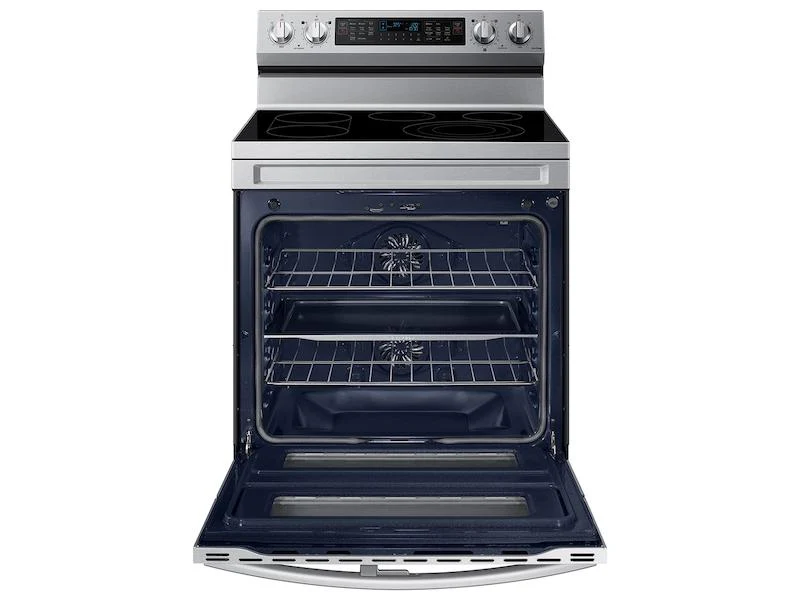 Samsung NE63A6751SS 6.3 cu. ft. Smart Freestanding Electric Range with Flex Duo™, No-Preheat Air Fry & Griddle in Stainless Steel - Image 9