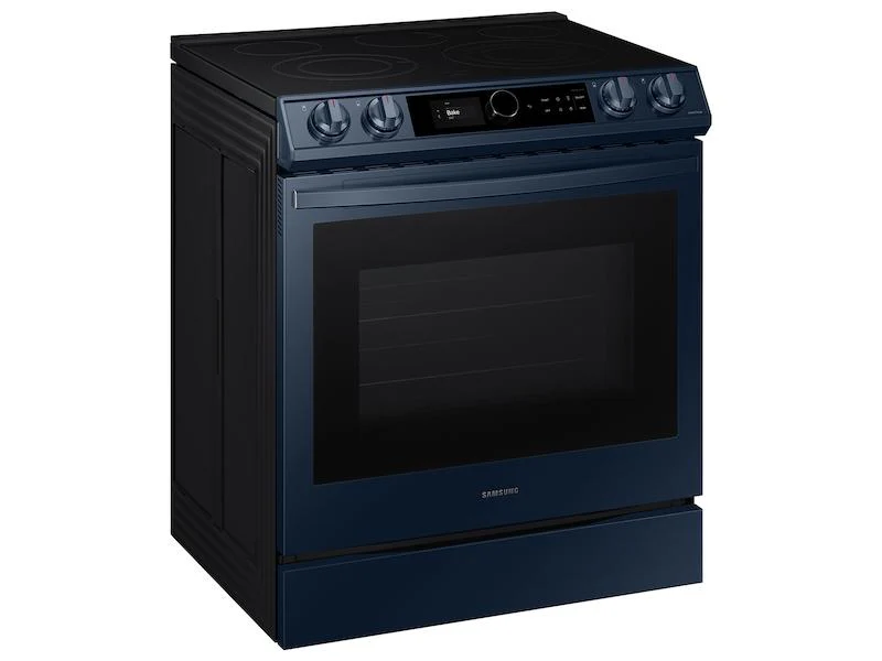 Bespoke Smart Slide-in Electric Range 6.3 cu. ft. with Smart Dial & Air Fry in Navy Steel - Image 12