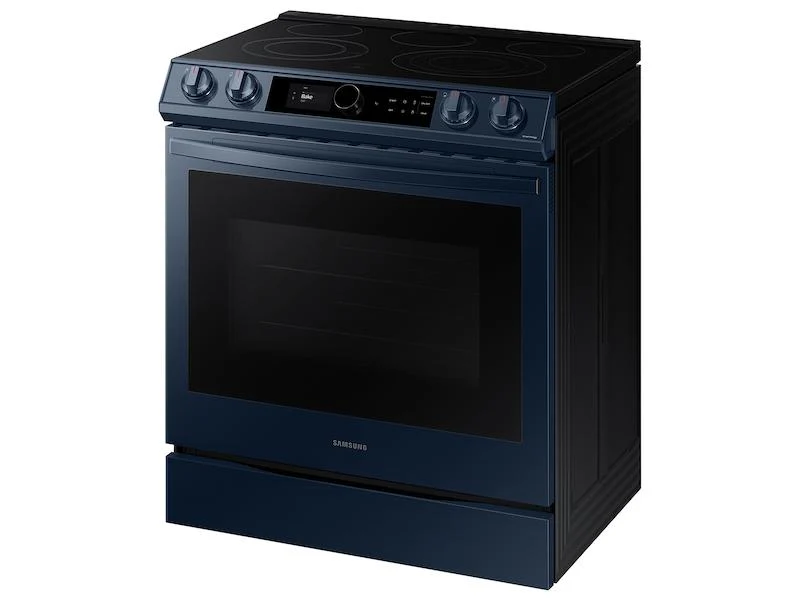Bespoke Smart Slide-in Electric Range 6.3 cu. ft. with Smart Dial & Air Fry in Navy Steel - Image 9
