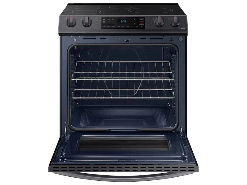 Samsung NE63B8211SG 6.3 cu. ft. Smart Rapid Heat Induction Slide-in Range in Black Stainless Steel - Image 4