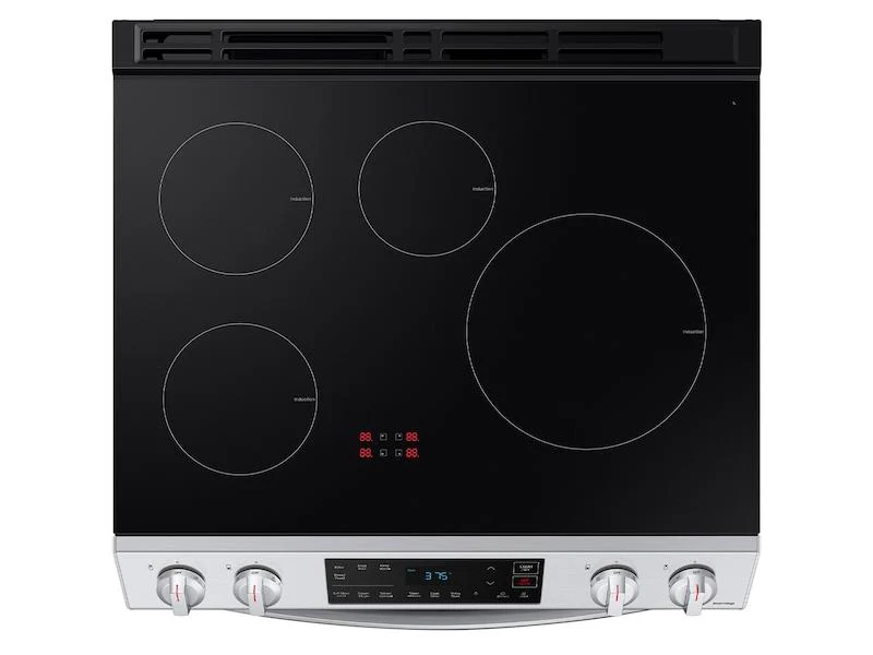 Samsung 6.3 cu. ft. Smart Rapid Heat Induction Slide-in Range in Stainless Steel - Image 7
