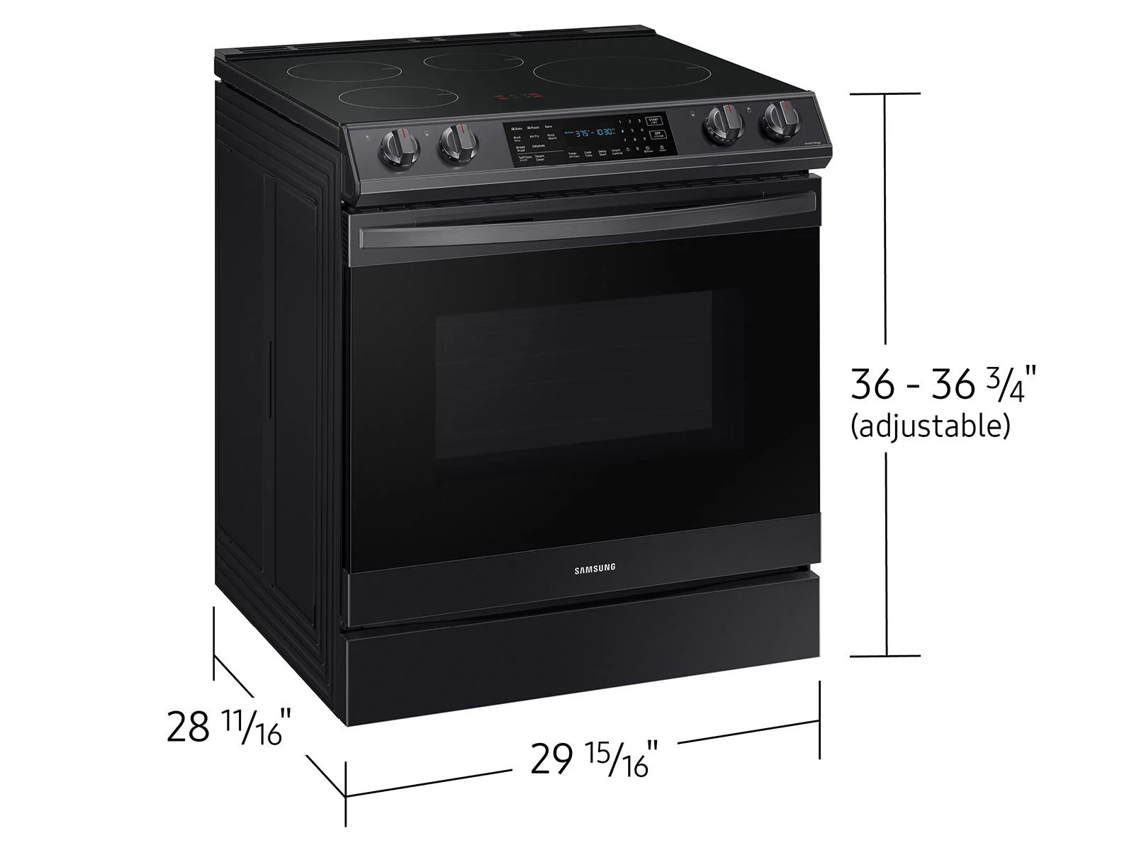 Samsung 6.3 cu. ft. Smart Rapid Heat Induction Slide-in Range with Air Fry - Image 13