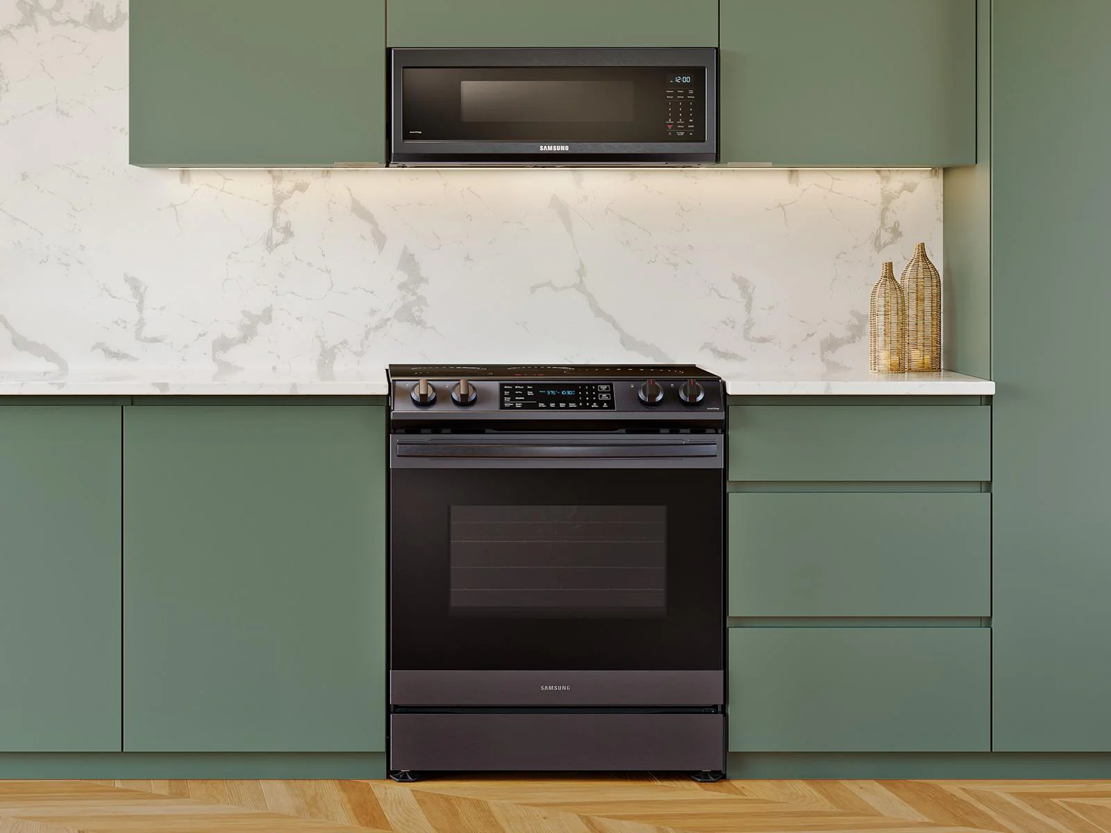Samsung 6.3 cu. ft. Smart Rapid Heat Induction Slide-in Range with Air Fry - Image 14