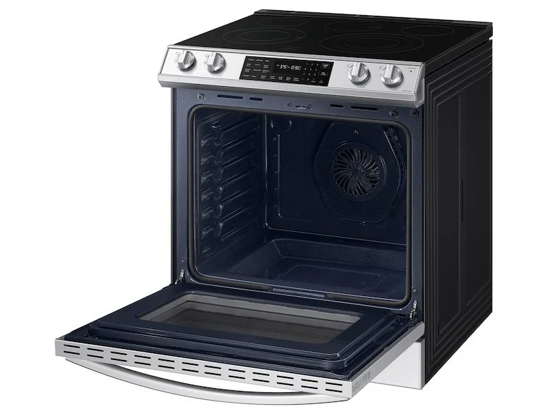 Samsung Bespoke 6.3 cu. ft. Smart Front Control Slide-In Electric Range with Air Fry - Image 11