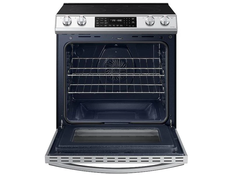 Samsung Bespoke 6.3 cu. ft. Smart Front Control Slide-In Electric Range with Air Fry - Image 5