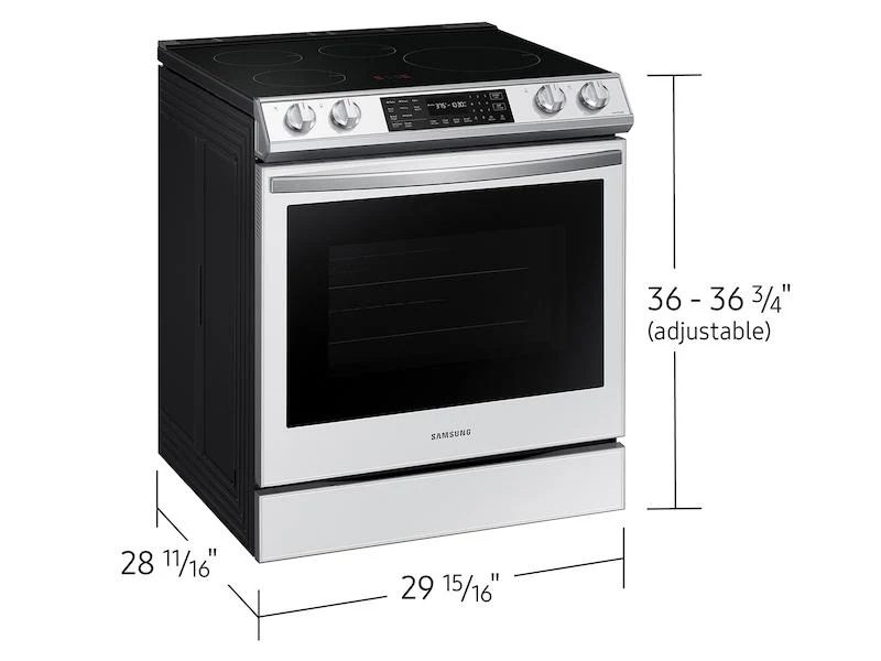 Samsung Bespoke 6.3 cu. ft. Smart Rapid Heat Induction Slide-in Range with Air Fry - Image 3