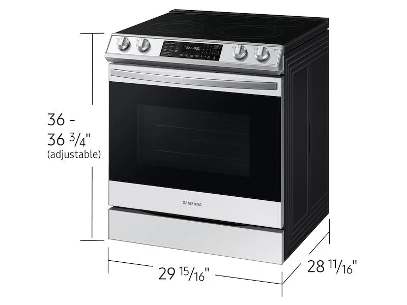 Samsung Bespoke 6.3 cu. ft. Smart Slide-in Electric Range with Air Fry - Image 3