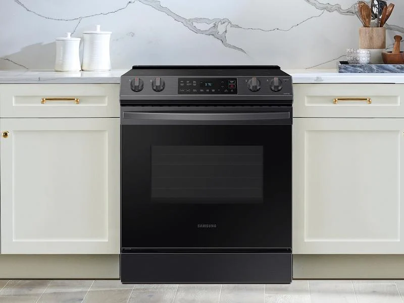 6.3 cu. ft. Smart Slide-in Electric Range in Black Stainless Steel - Image 3