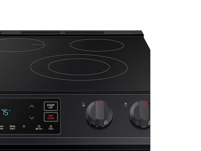 6.3 cu. ft. Smart Slide-in Electric Range in Black Stainless Steel - Image 6