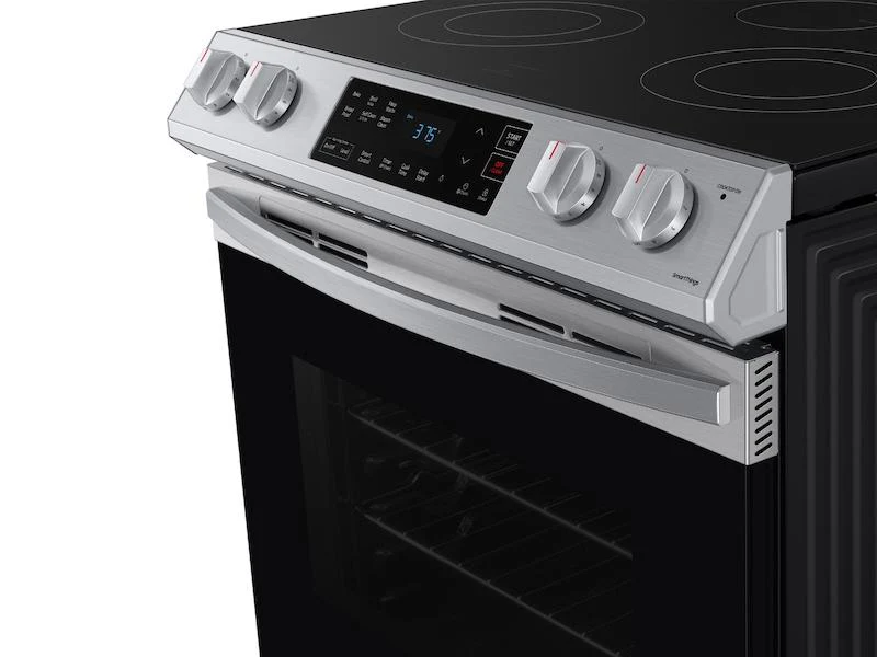 SAMSUNG 6.3 cu. ft. Smart Slide-in Electric Range in Stainless Steel - Image 5