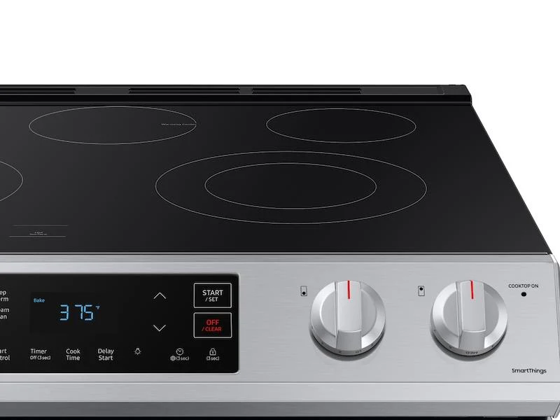 SAMSUNG 6.3 cu. ft. Smart Slide-in Electric Range in Stainless Steel - Image 6