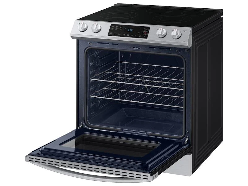 SAMSUNG 6.3 cu. ft. Smart Slide-in Electric Range in Stainless Steel - Image 9