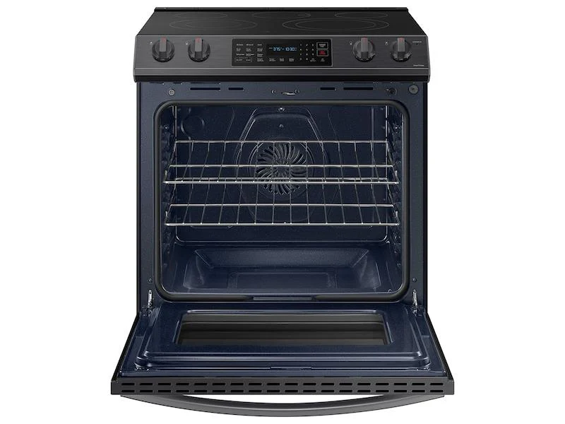 Samsung NE63T8311SG 6.3 cu. ft. Smart Slide-in Electric Range with Convection in Black Stainless Steel - Image 4