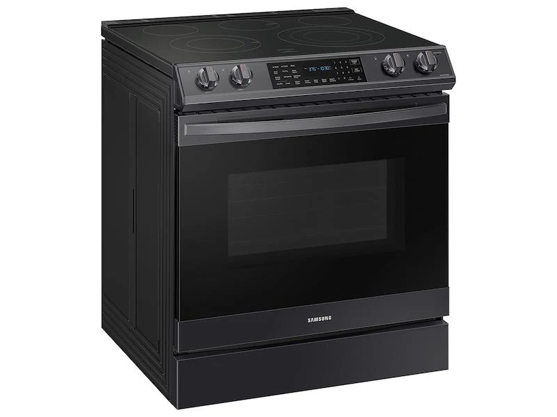Samsung 6.3 cu. ft. Smart Slide-in Electric Range with Air Fry in Black Stainless Steel - Image 11