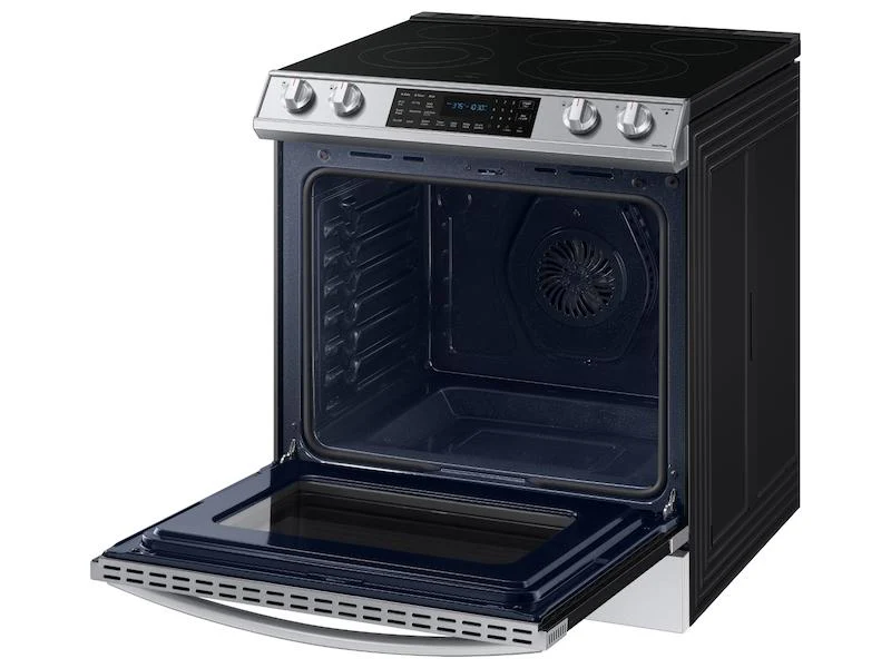 Samsung 6.3 cu. ft. Smart Slide-in Electric Range with Air Fry in Stainless Steel - Image 10