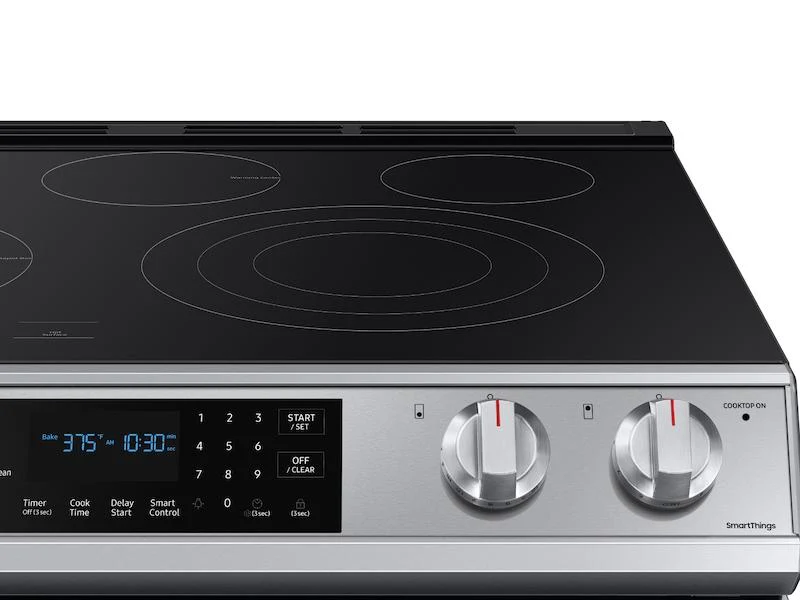 Samsung 6.3 cu. ft. Smart Slide-in Electric Range with Air Fry in Stainless Steel - Image 6