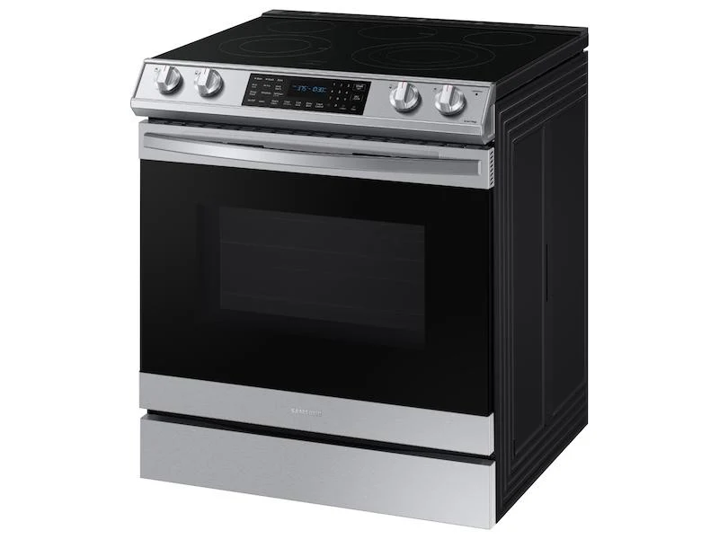 Samsung 6.3 cu. ft. Smart Slide-in Electric Range with Air Fry in Stainless Steel - Image 8