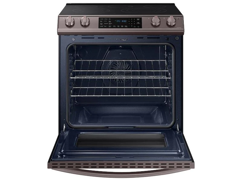 Samsung NE63T8511ST 6.3 cu. ft. Smart Slide-in Electric Range with Air Fry in Tuscan Stainless Steel - Image 5