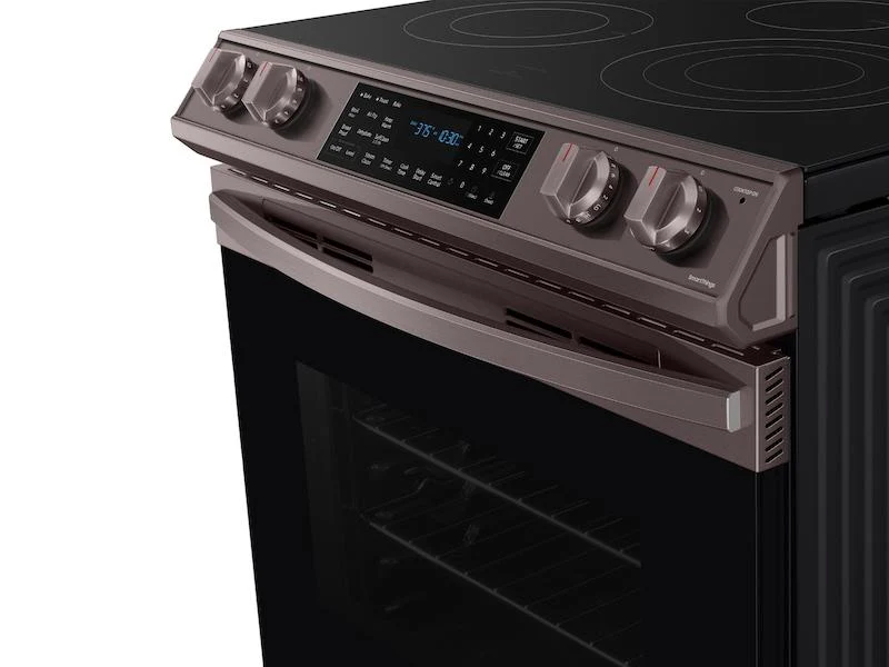 Samsung NE63T8511ST 6.3 cu. ft. Smart Slide-in Electric Range with Air Fry in Tuscan Stainless Steel - Image 6