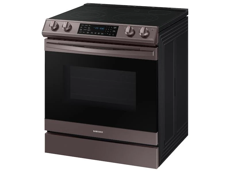 Samsung NE63T8511ST 6.3 cu. ft. Smart Slide-in Electric Range with Air Fry in Tuscan Stainless Steel - Image 9